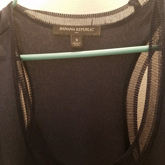 Navy Banana Republic Tank Top - Picture 2 of 4